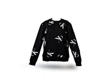 Calvin Klein men's sweater in black and white