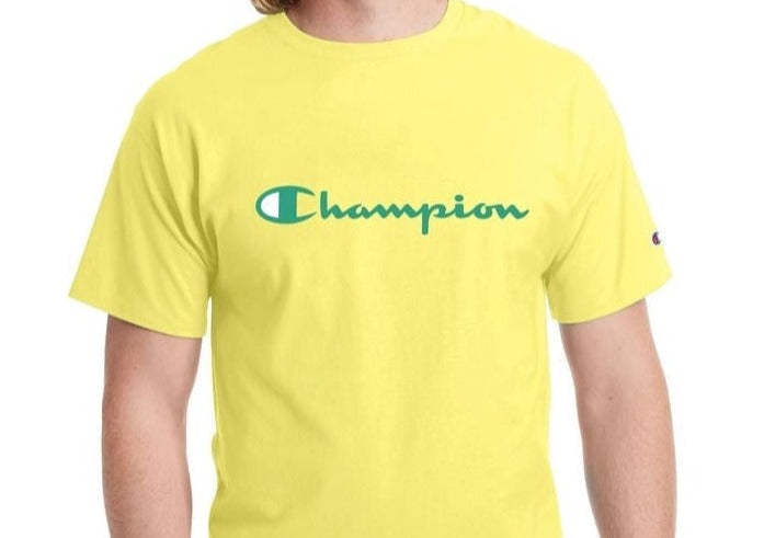 Champion men's T-shirt in yellow