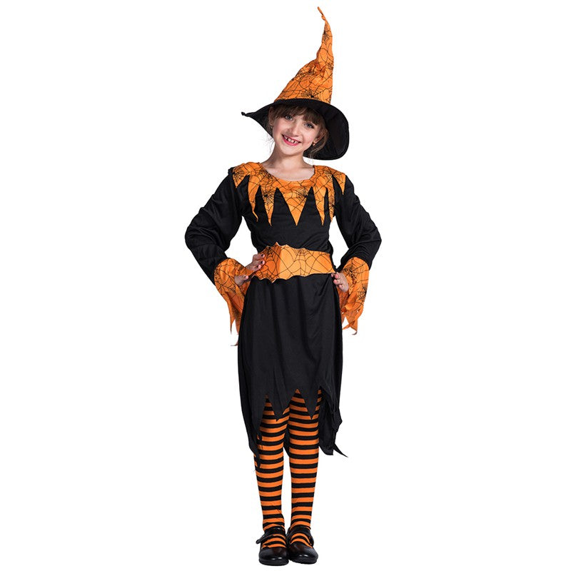 Girl’s Pumpkin Witch Costume