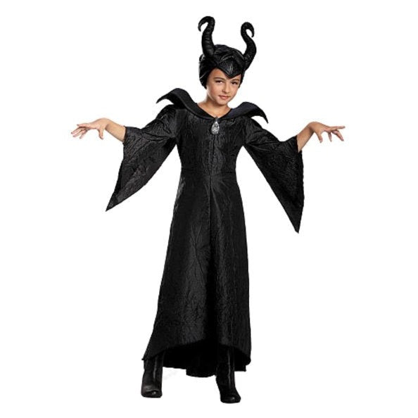 Girls Classic Maleficent Christening Costume