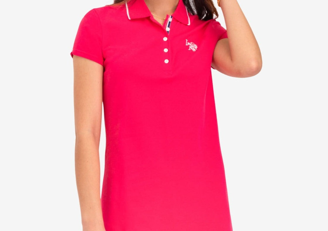 U.S. Polo women's dress in pink